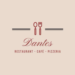 Dantes Restaurant & Pizzaria logo.
